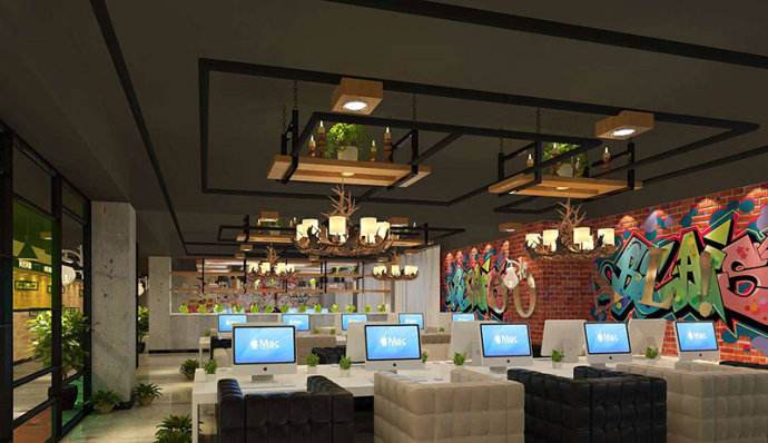 南京网吧装饰设计公司--网吧装修设计方案